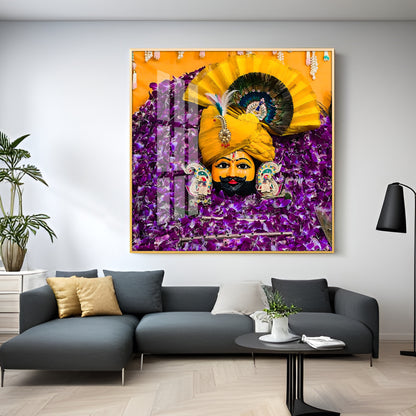 Shyam Baba Premium Acrylic Square Wall Art