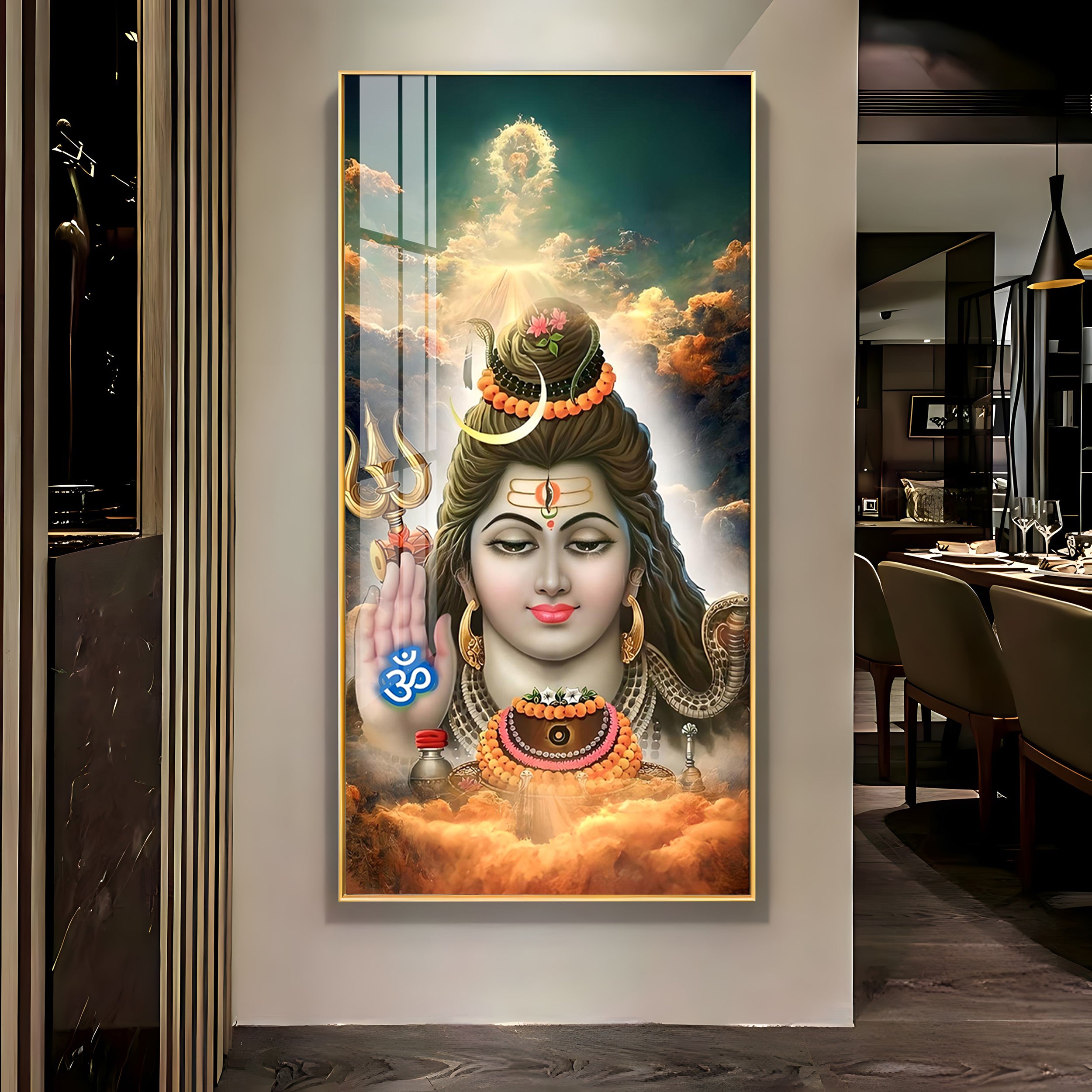 Parmeshwara Premium Acrylic Vertical Wall Art