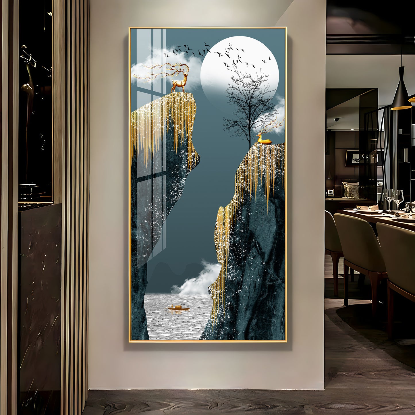 The Serenity Premium Acrylic Vertical Wall Art