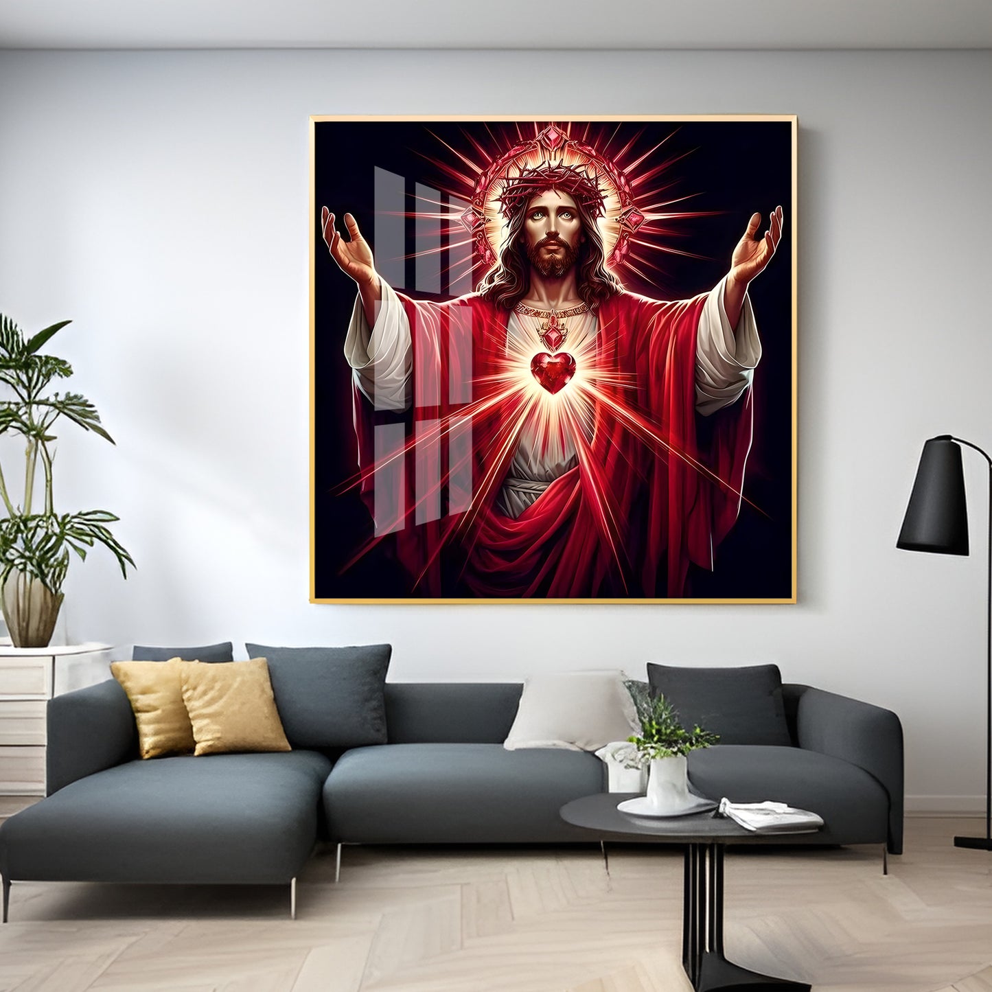 Heart of God Premium Acrylic Square Wall Art