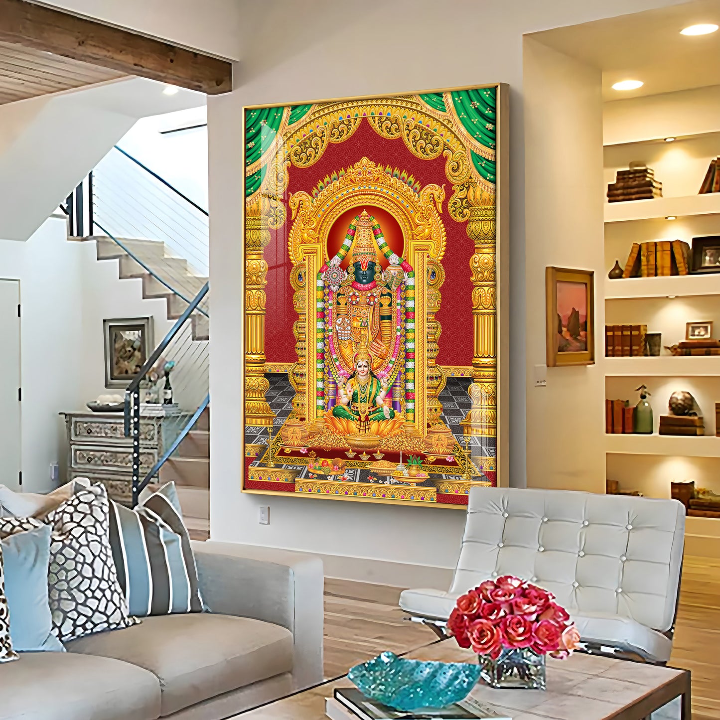 Lord Balaji Essence Premium Acrylic Vertical Wall Art