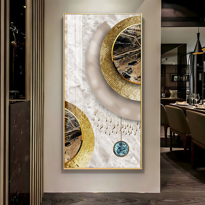 Annual Rings Premium Acrylic Vertical Wall Art