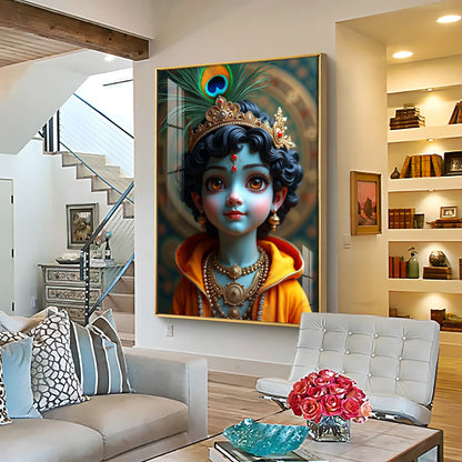 Infinite Krishna Imagery Premium Acrylic Wall Art