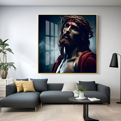 Jesus Premium Acrylic Square Wall Art