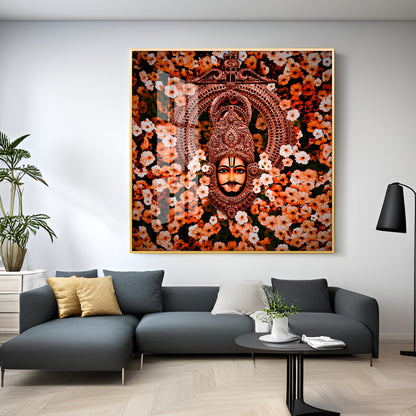 Jai Shree Shyam Baba Premium Acrylic Square Wall Art