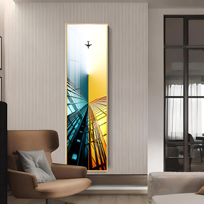 Tall Skyscrapers Premium Acrylic Vertical Wall Art