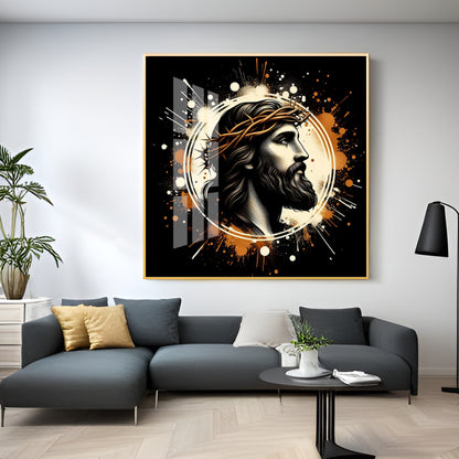 Jesus Premium Acrylic Square Wall Art