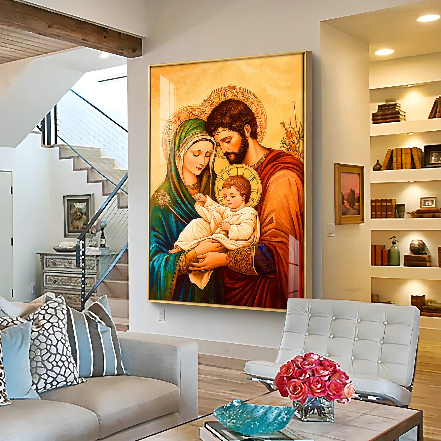 Holy Family Premium Acrylic Vertical Wall Art