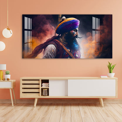 The Resolute Warrior Acrylic Wall Art