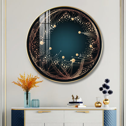 Astral Glow Premium Acrylic Round Wall Art