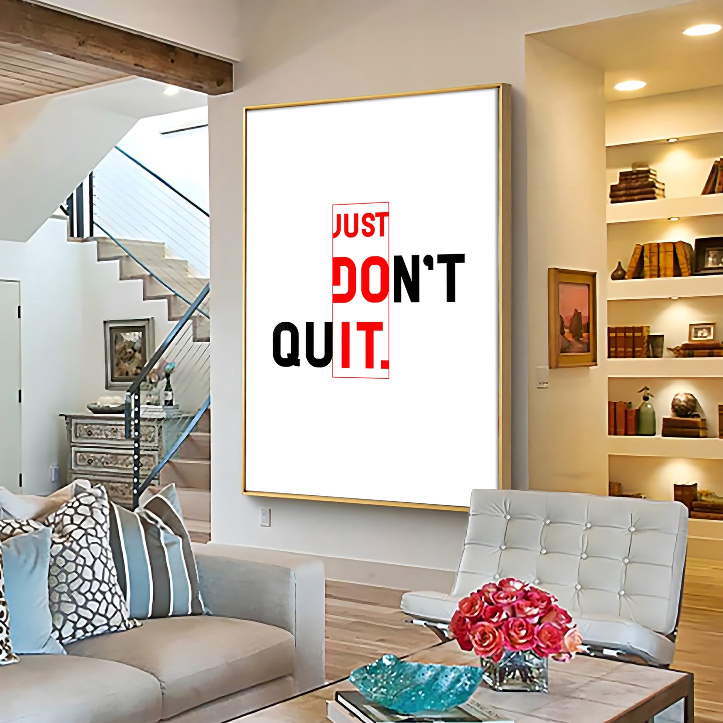 Just Do It Premium Acrylic Vertical Wall Art