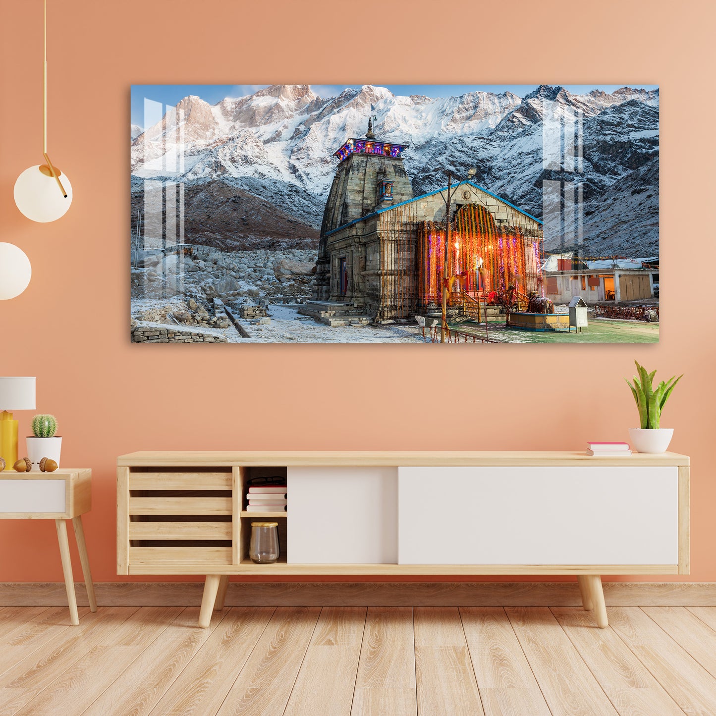 Kedarnath Temple Acrylic Wall Art