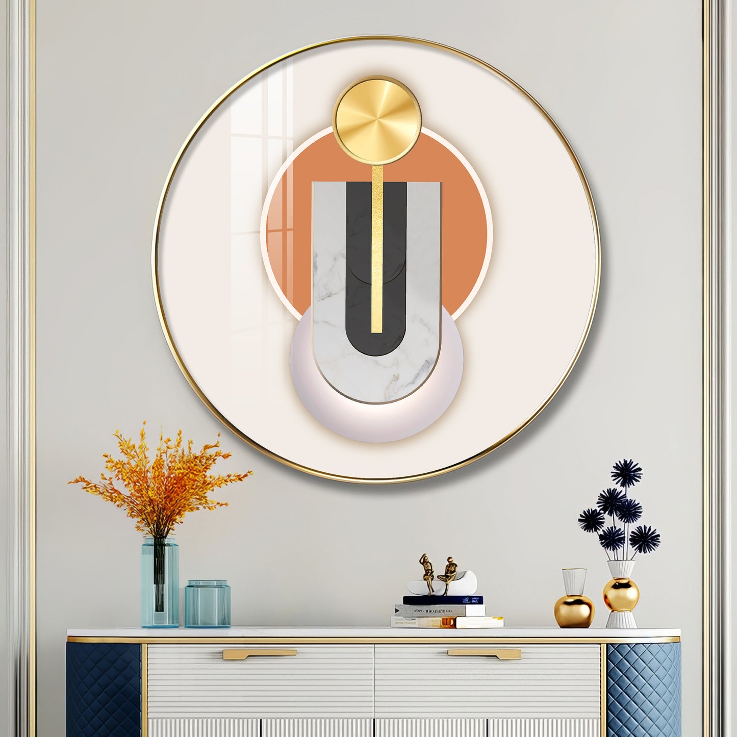 Urban Unity Premium Acrylic Round Wall Art