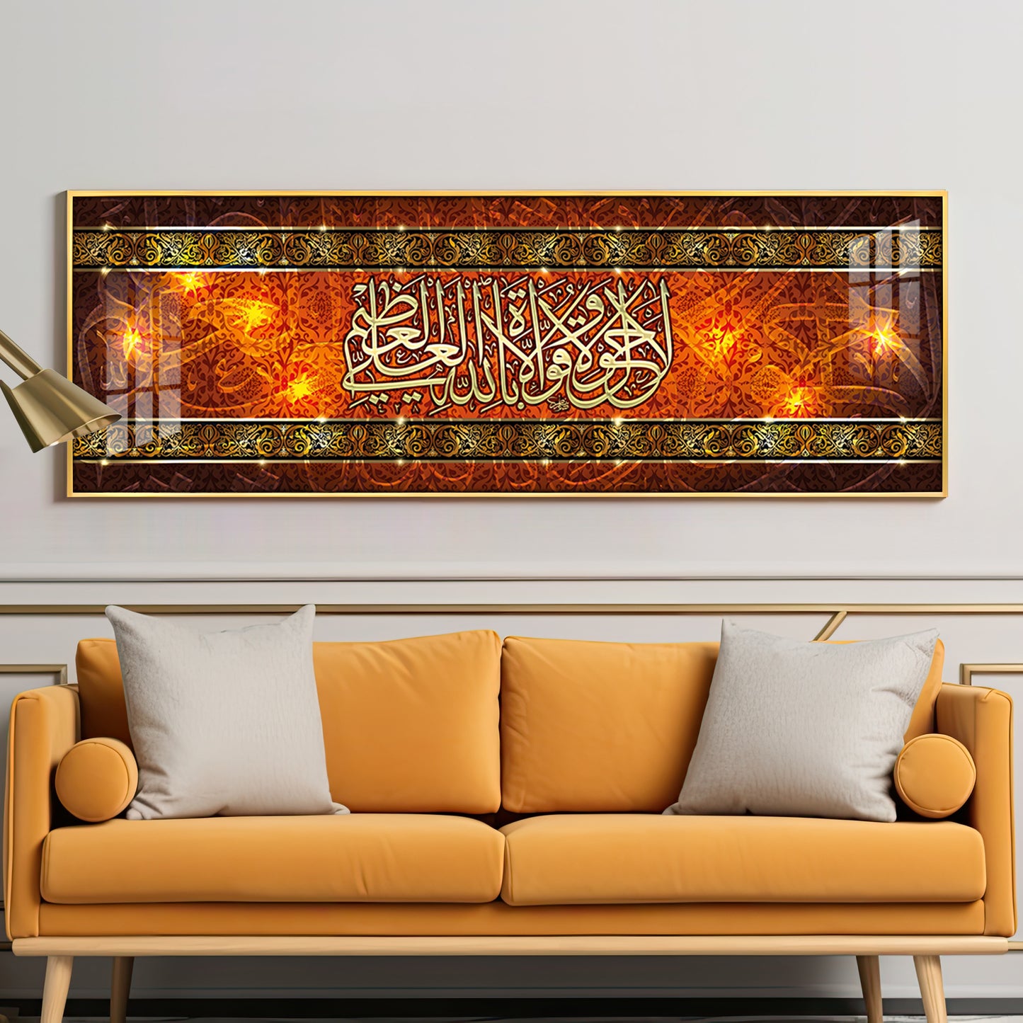 Arabic Extracts Premium Acrylic Vertical Wall Art