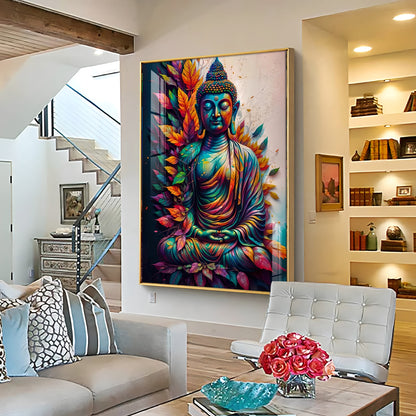 Perpetual Buddha Premium Acrylic Vertical Wall Art