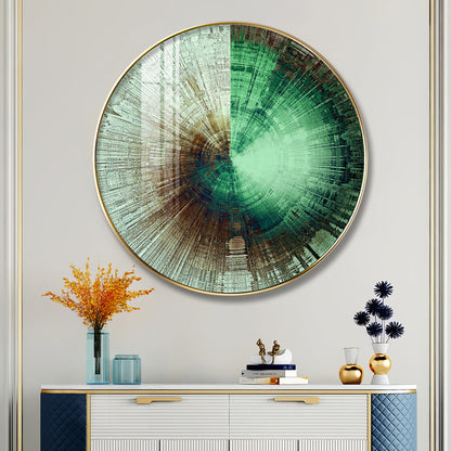 Sphere of Serenity Premium Acrylic Round Wall Art
