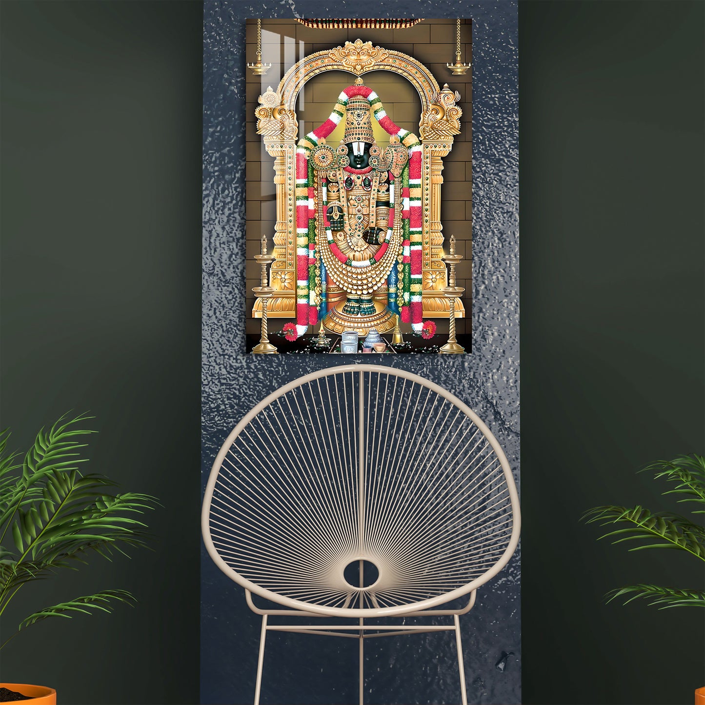 Lord Tirupati Acrylic Wall Art