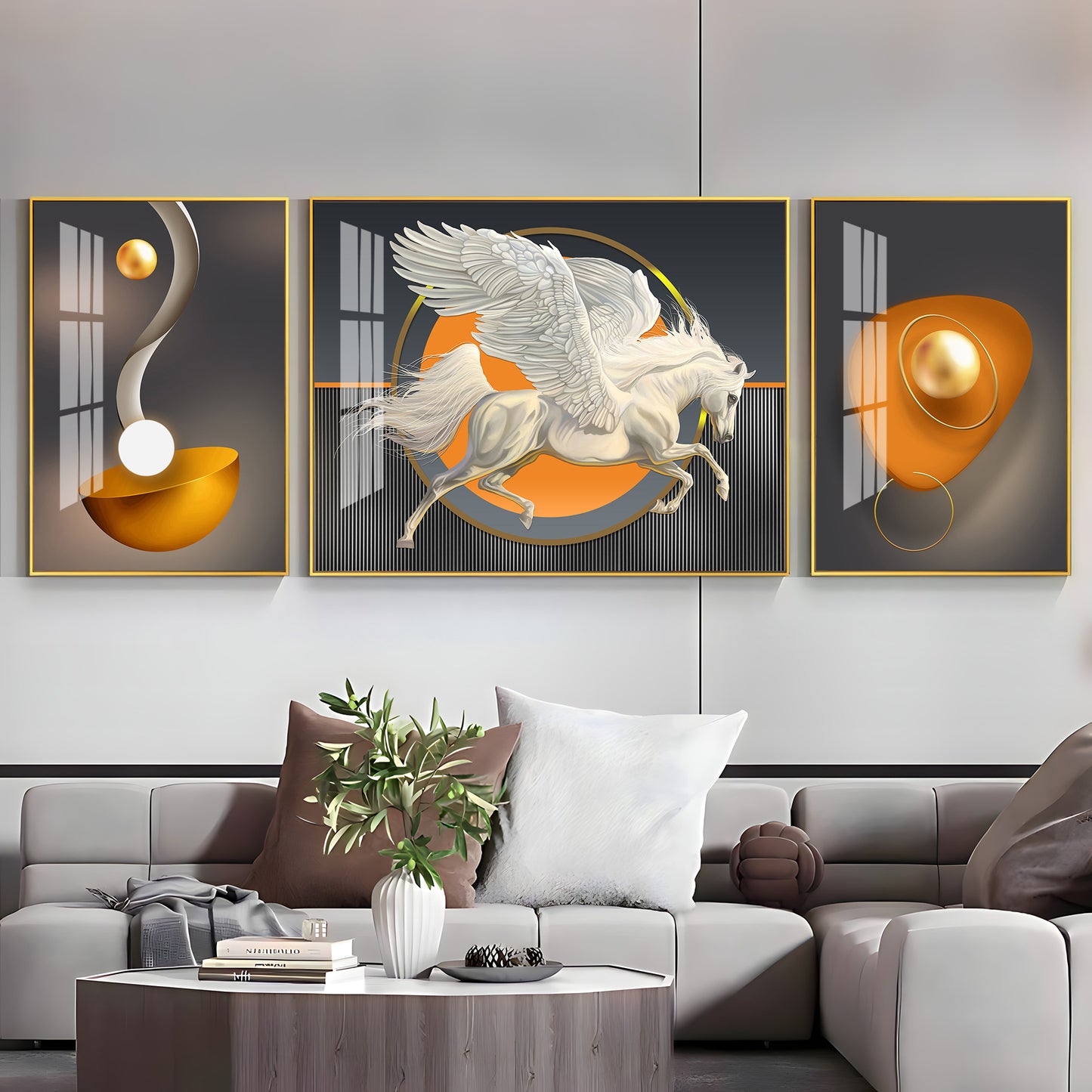 The Unicorn Premium Acrylic Wall Art (Set of 3)