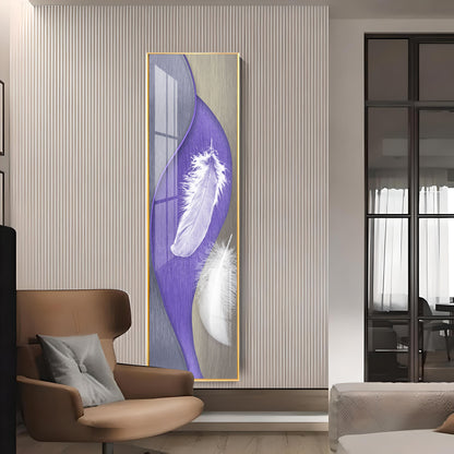 Purple Whispers Premium Acrylic Vertical Wall Art