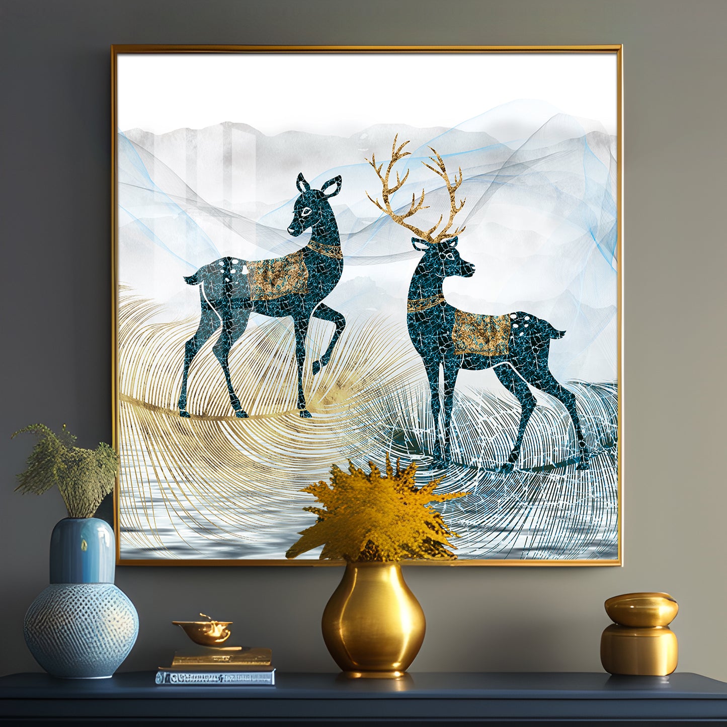 Modern Wildlife Premium Acrylic Square Wall Art