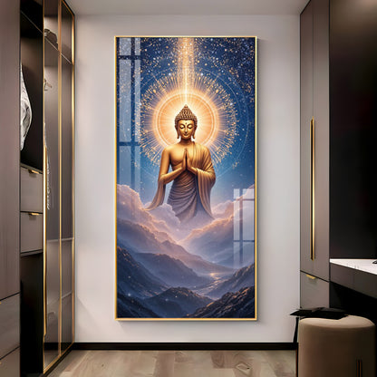 Gautama Buddha Premium Acrylic Vertical Wall Art