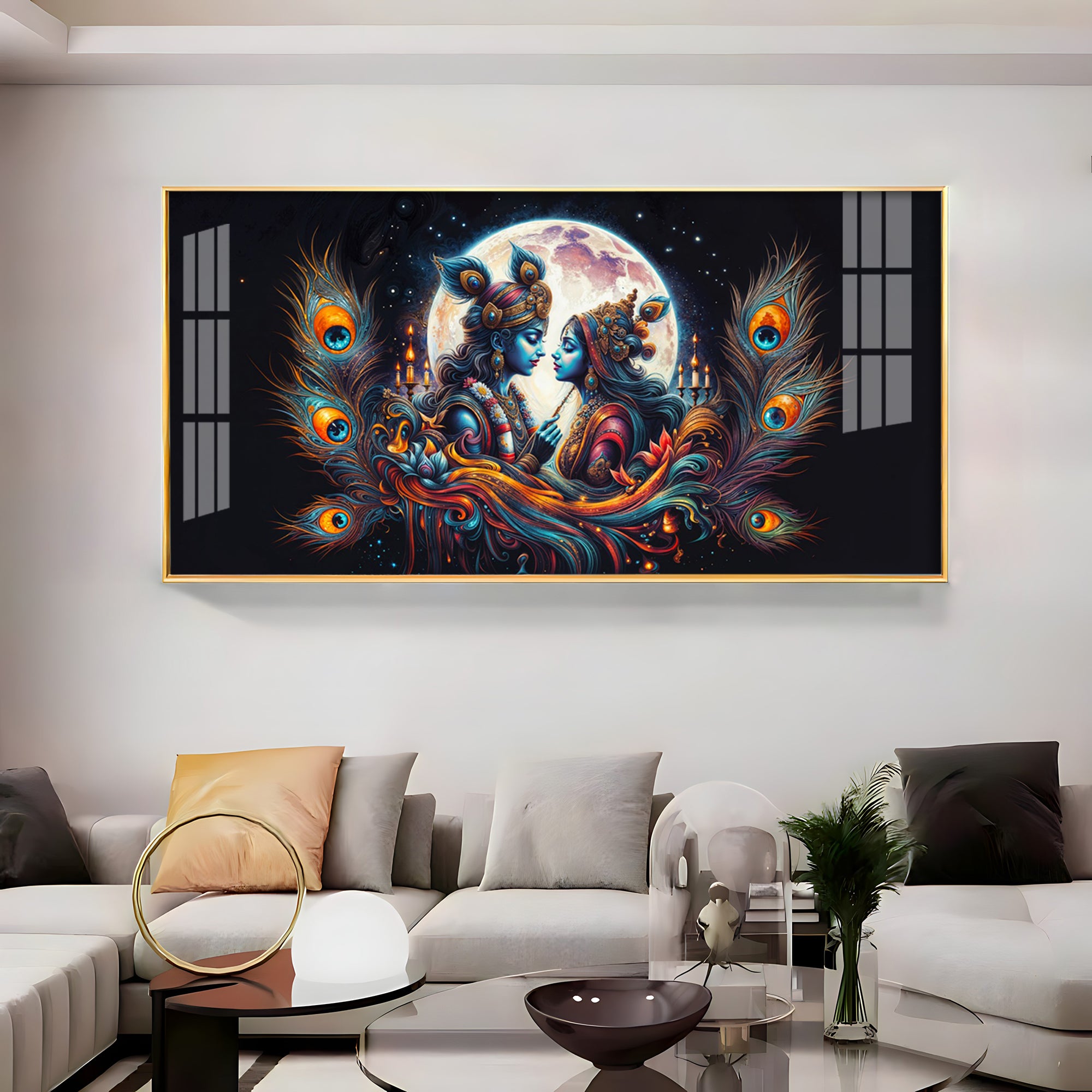 Dual Spirit One Soul Premium Acrylic Horizontal Wall Art