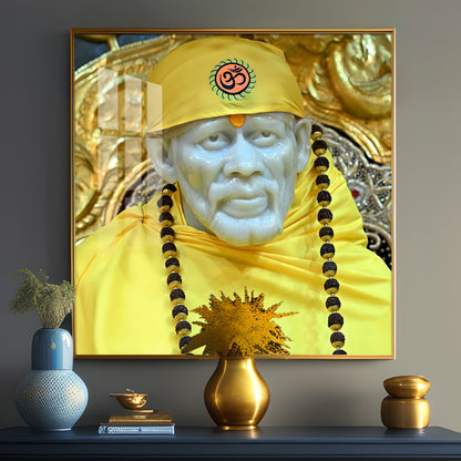 Jai Shree Sai Premium Acrylic Square Wall Art