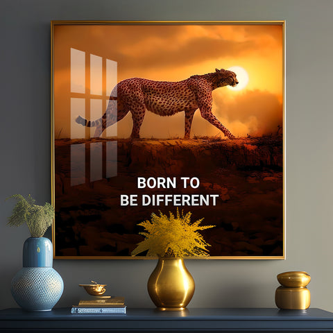 Be Different Premium Acrylic Square Wall Art