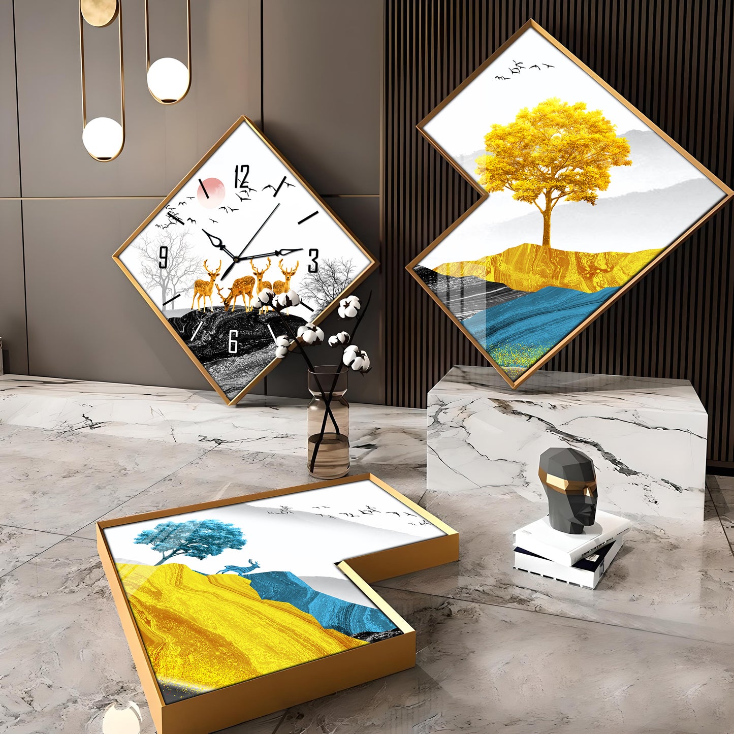 Forest Landscape Premium Acrylic Wall Clock