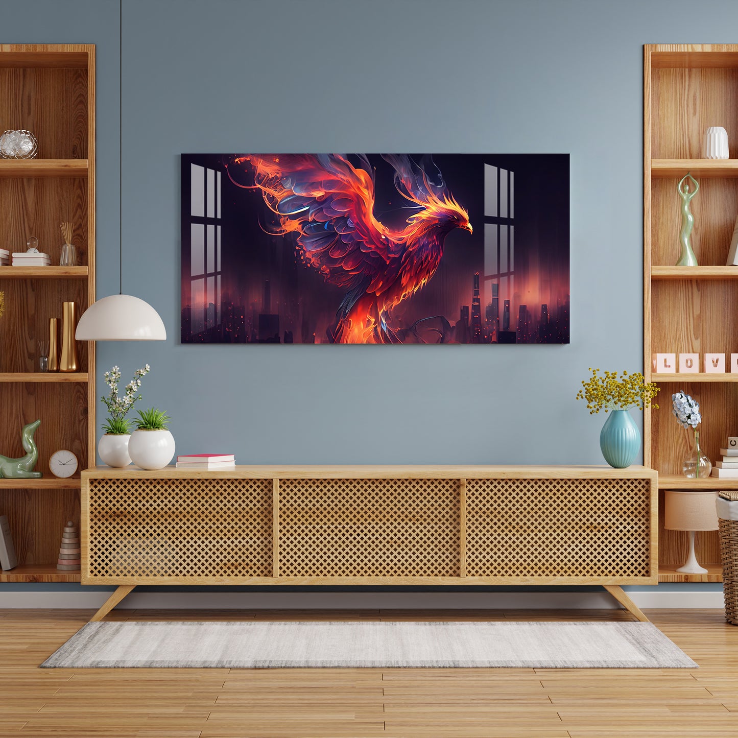 Phoenix Bird Acrylic Wall Art