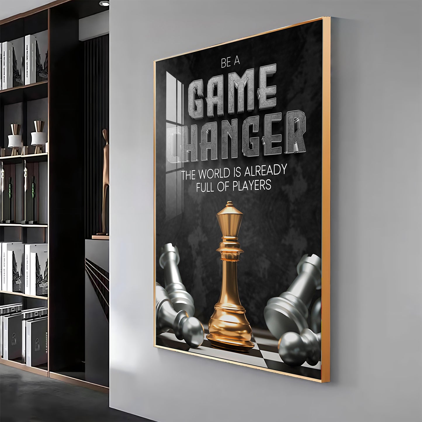 Game Changer Premium Acrylic Vertical Wall Art