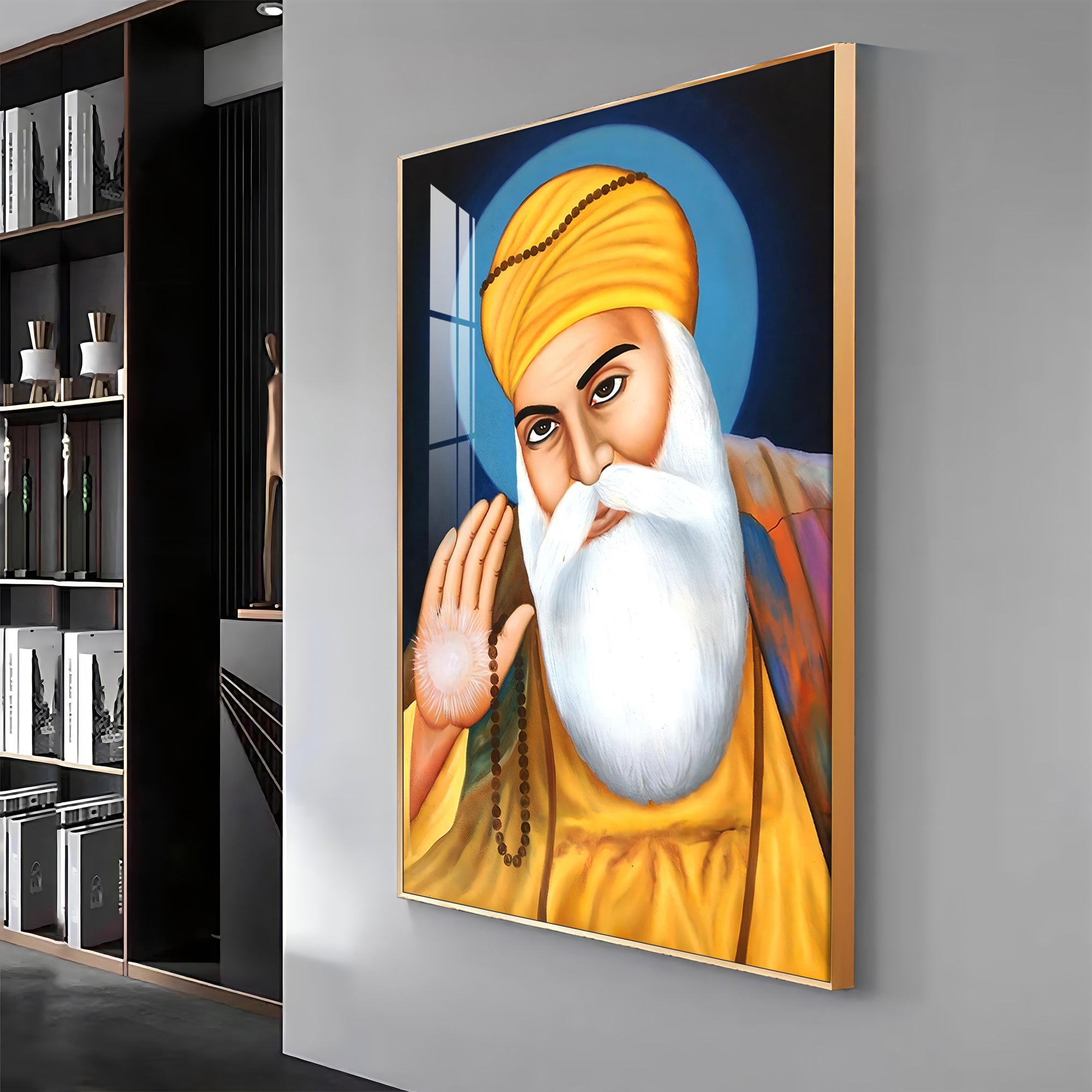 Wisdom Of Guru Nanak Ji Premium Vertical Acrylic Wall Art