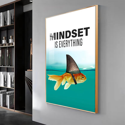 Mindset Is Everything Premium Acrylic Vertical Wall Art