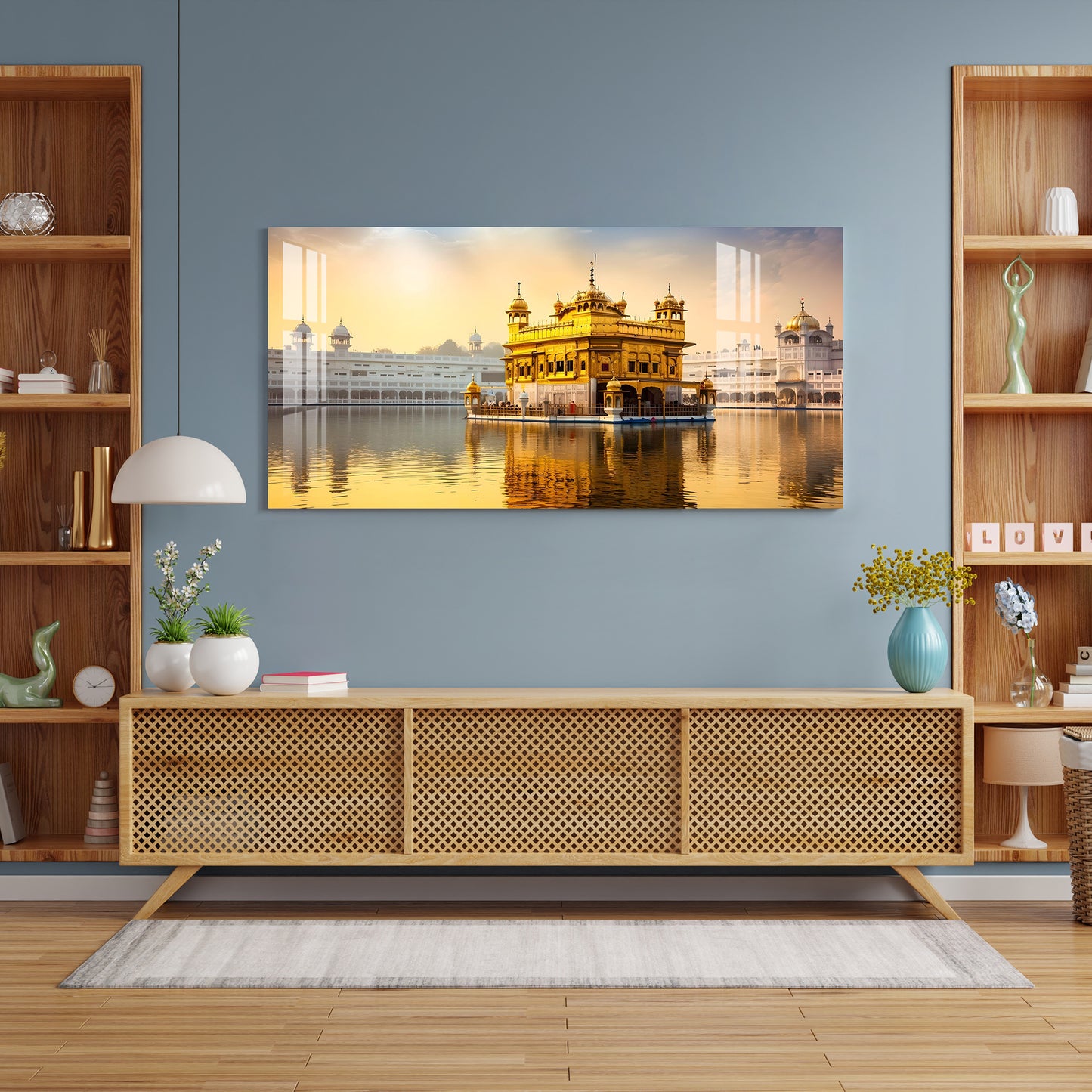 Holy Place Golden Temple Acrylic Wall Art