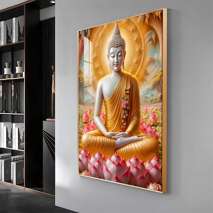 Tamatina Buddha Premium Acrylic Vertical Wall Art