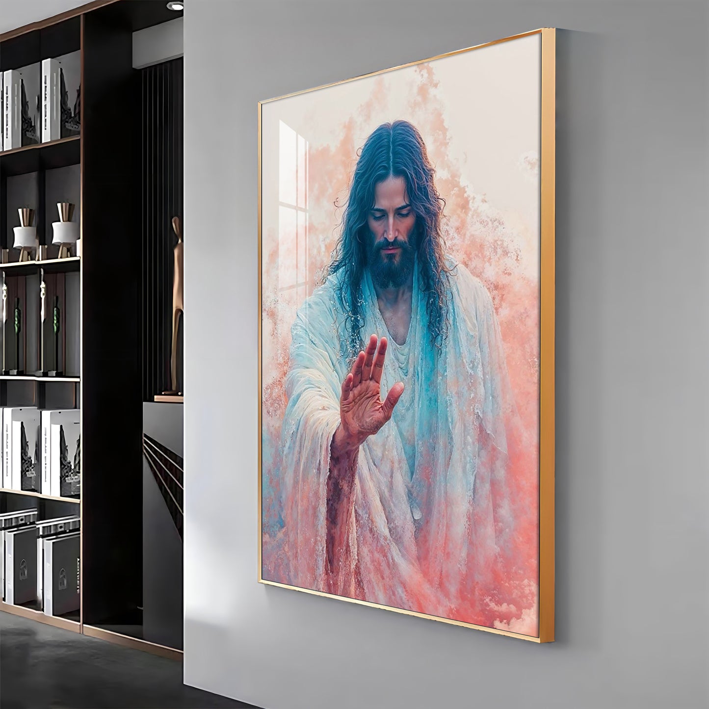 Jesus Christ Blessing Hand Premium Acrylic Wall Art