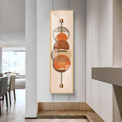 Creative Decor Abstract Geometry Premium Acrylic Vertical Wall Art