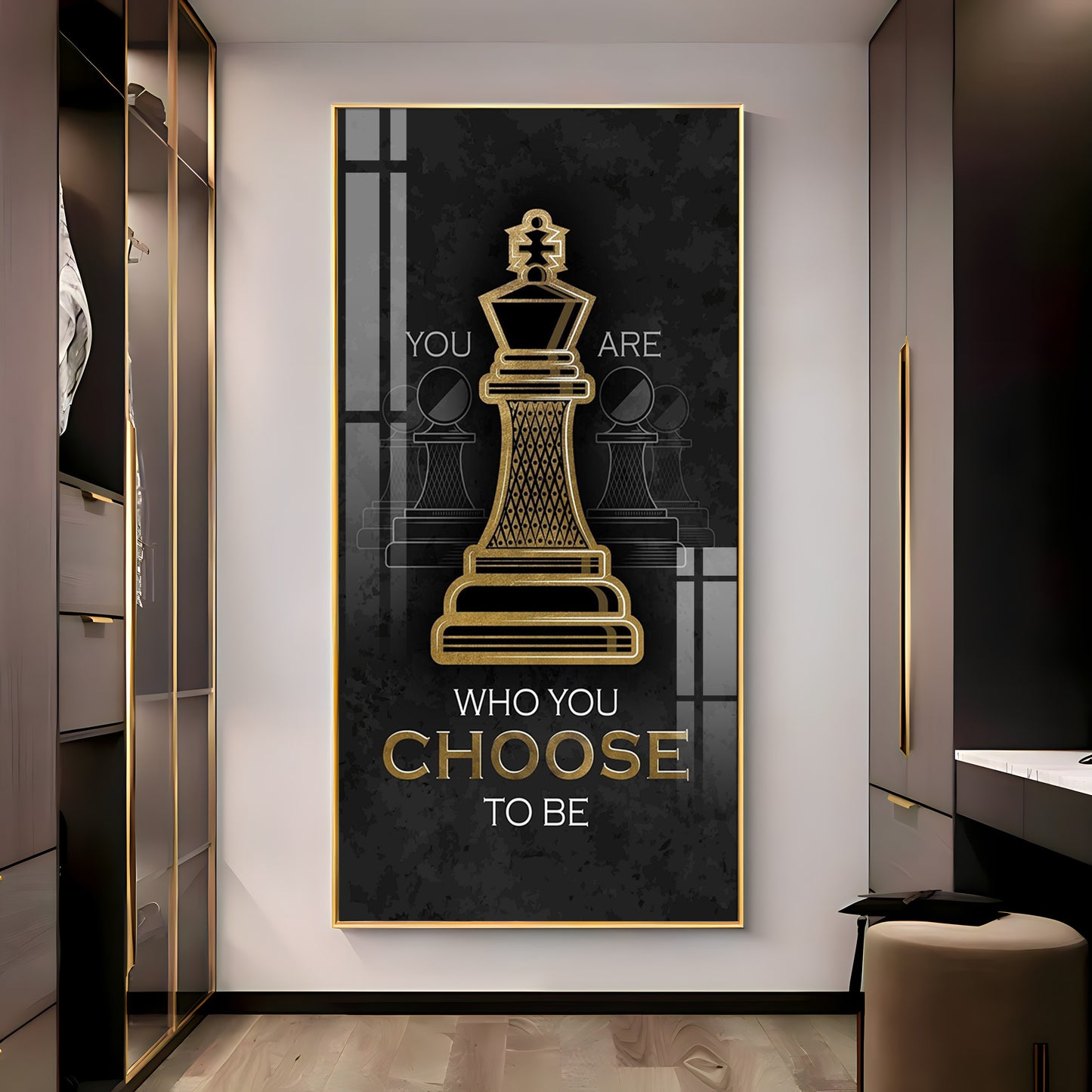 Who You Choose To Be Premium Acrylic Vertical Wall Art