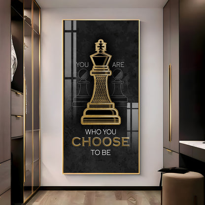 Who You Choose To Be Premium Acrylic Vertical Wall Art