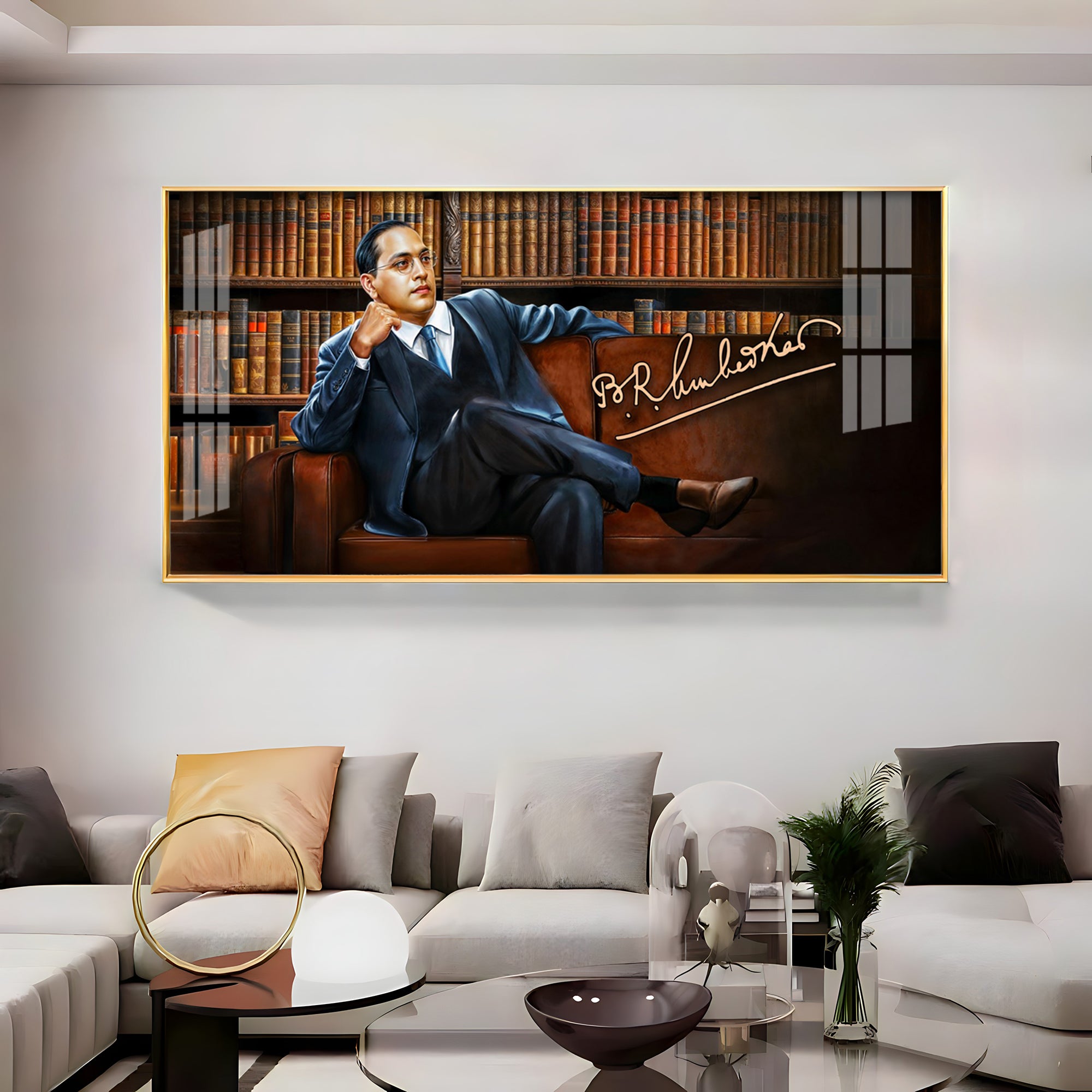 Bhimrao Ramji Ambedkar Premium Acrylic Horizontal Wall Art