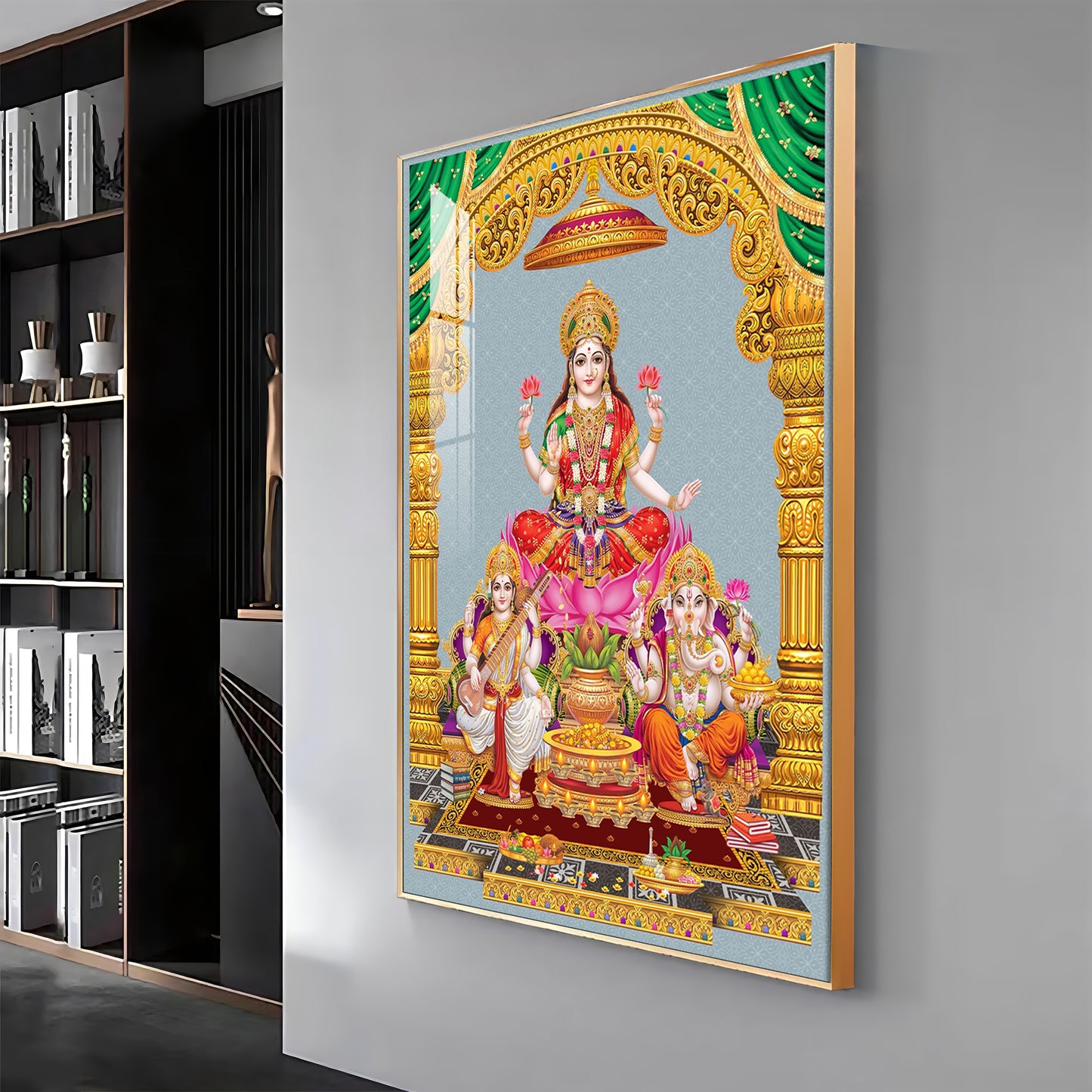 Sacred God And Goddess Premium Acrylic Vertical Wall Art