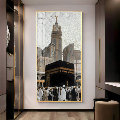 Holy Islamic Place Premium Acrylic Vertical Wall Art