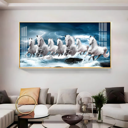 Heaven Horses Premium Acrylic Horizontal Wall Art