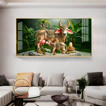 Nandi Jewelled Adornments Premium Acrylic Horizontal Wall Art