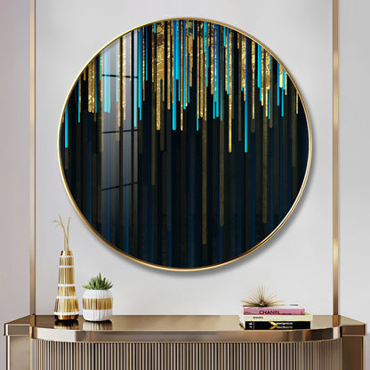 Colorful Palette Premium Acrylic Round Wall Art