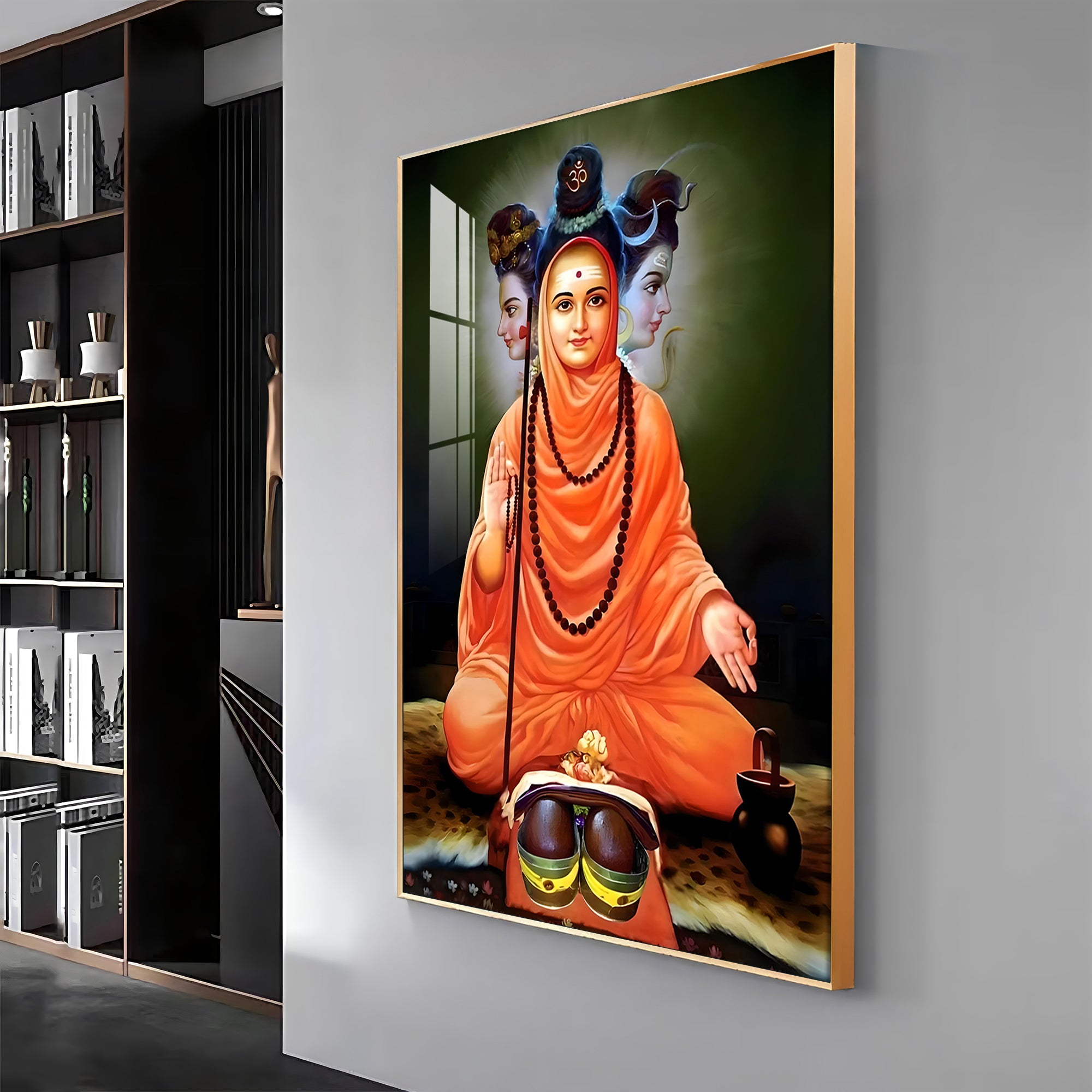 Portrait of Divine Authority Premium Vertical Acrylic Wall Art