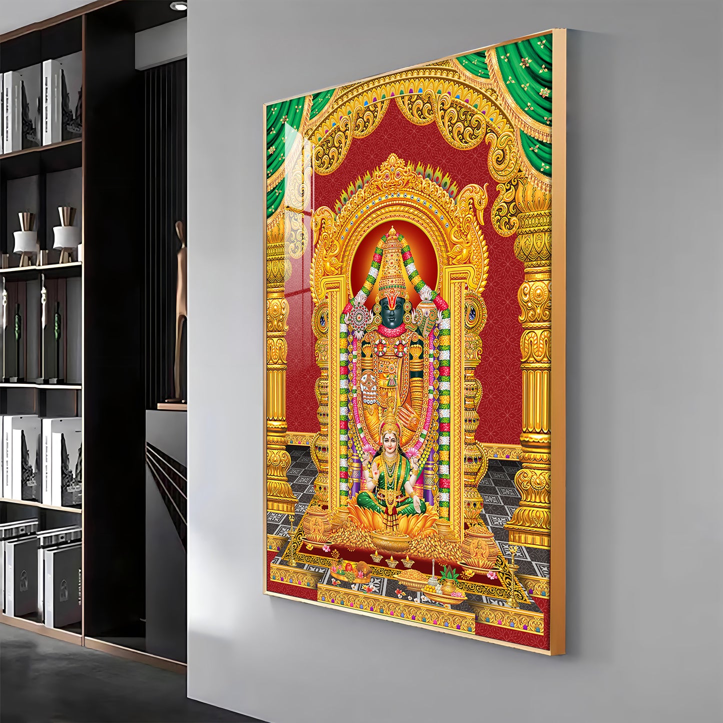 Lord Balaji Essence Premium Acrylic Vertical Wall Art