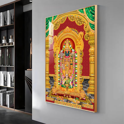 Lord Balaji Essence Premium Acrylic Vertical Wall Art