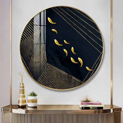 Golden Artwork Premium Acrylic Round Wall Art