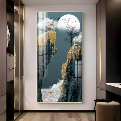 The Serenity Premium Acrylic Vertical Wall Art